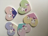 Mini Colorful Heart Fridge Magnets (TT024)