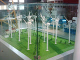 Wind Power Plant Model, Industrial Model Making, 3D Model Industrial