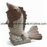 Natural Granite Stone Fish Animal Carving Sculpture