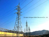 High Voltage Power Transmission Tube Tower of Steel Structure