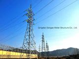 High Voltage Power Transmission Tube Tower of Steel Structure