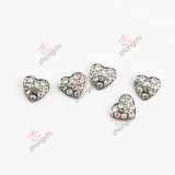 10mm Clean Crystals Heart Charms Fashion Accessories (FC)