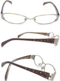 Classic Metal and Acetate Optical Frame Eyeglass and Eyewear (W363)