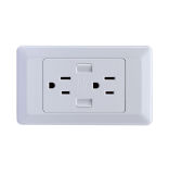 USA Wall Outlet with 2 USB Port Socket 5V 3.1A