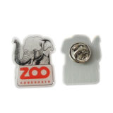 Full Colour Printed Metal Elephant Shaped Badges (XD-B01)