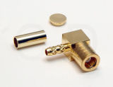 Crimp Type Golden Plated SMB Male RF Connector