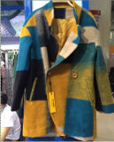 60% Wool, 40% Polyester, Jacket. Women Fashion Women Coat (Z-1598)