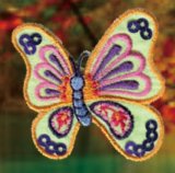 The Butterfly Design Embroidery Patches