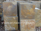 Rusty Slate Tiles, China Natural Yellow Slate Stone