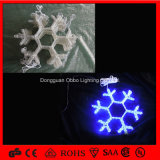Blue Fancy Holiday Decorative Motif Snowflake Light