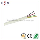 4cores Flat Telephone Cable with CE/RoHS Certificate