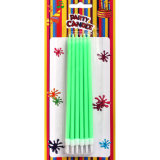 Green Birthday Party Cake Candles (GSC0013)