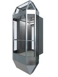 Observation Elevator with Diamond Shape