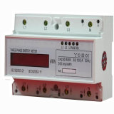Three Phase Four Wire Electronic Multi-Rate DIN-Rail Active Energy Meter