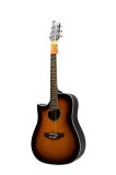 41 Inch Good Quality String Instrument Acoustic Cutaway Guitar (SP-682AC-BS)