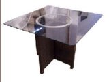 Rattan Glass Table (YBT-504)