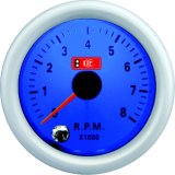 2inch (52mm) 7-Color Changeable Tachometer Gauge Rpm Gauge (7C7705)