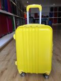 100% New ABS PC Plain Travel Trolley Luggage