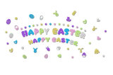 Glitter EVA Wall Decoration-Easter