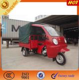 Driver Semi-Cabin and Closed Body Tricycle for Passenager