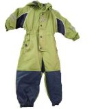 Hooded Padding Seam Taped Coverall Raincoat for Children