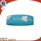 Custom Silicon Bracelet Blank Color Print