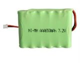7.2V AAA 650mAh Rechargeable NiMH Battery Pack for Flashlights