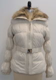 Ladies Faux Fur Down Jackets