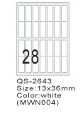 Self-Adhesive Label (QS2643-28)