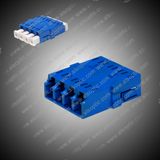 Fiber Optic Adapter - Mating Sleeve - LC/PC SM Quadplex