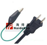 Japan PSE Extension Power Cord with Two Pins Plug (QP5)