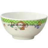 100%Melamine Dinnerware-Kid's Cute Rice Bowl/Safe in Dishwasher/Melamine Tableware (BG2028)
