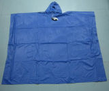 Durable PVC Waterproof Square Rain Poncho for Adult