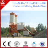 Hzs60 Concrete Mixer Construction Machinery for Building Works with Sicoma Mixer