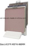 Modern White Display Stand for Tile