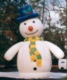 Christmas Snowman for Garden Decoration Stores Add Festive Atmosphere