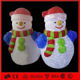 24V 2015 Commercial Pre Lit Christmas Decoration Acrylic Snowman