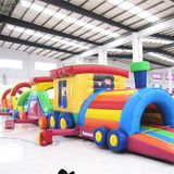 Colorful Cartoon Train Tunnel Inflatable (AQ2014)