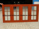 European Style Aluminum Casement Window with Double Glazing