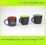 Factory Direct Supply Doule Tone Ceramic Coffee Mugs, Stoneware Coffee Cup
