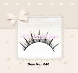 Hand Crafted False Eyelashes /Finely Crafted Lashes /Safe Material - Synthetic Fiber (040)