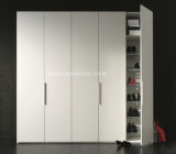 Modern White Lacquer Wardrobe with ISO and E1 Standard
