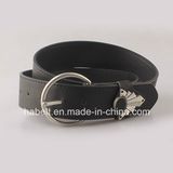 Women's Fashion Skinny PU Belt