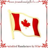 Metal Canadian Flag Badge