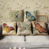Butterfly Cushion Cotton& Linen Cushion (JCL04-015)