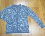 Ladies Wool/Polyester Knitted Sweater with Jacquard