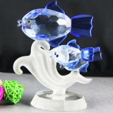 Beautiful Crystal Fish for Hotel Decoration or Holiday Gifts