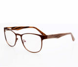 Brown Metal Women's Full Rim Eye Glasses Frame Wholesale Glasses Frame