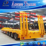 Heavy Equipment Transport 70tons Low Bed/Platform Semi Trailer for Sale
