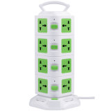 Convenience Outlet Universal, Desktop USB Power Strip, Electrical Socket with USB